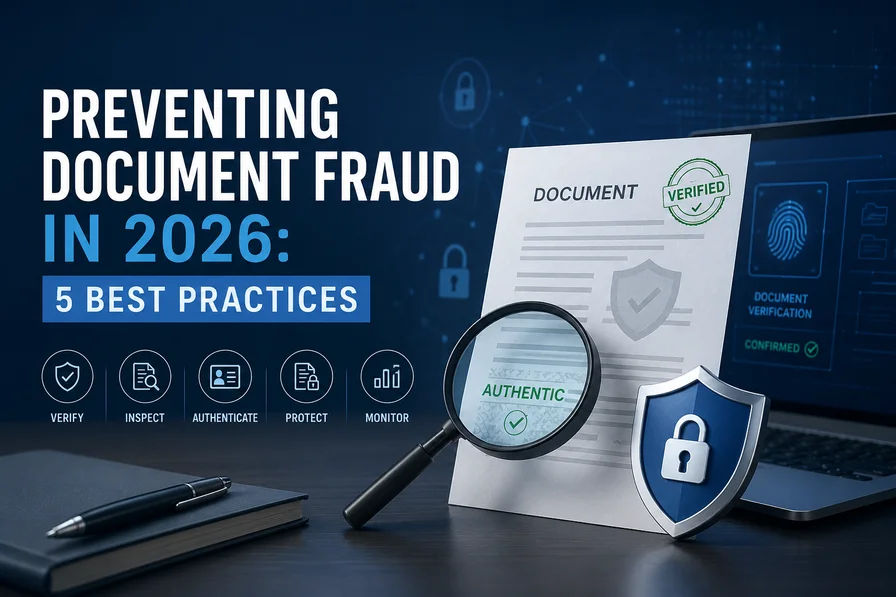 Preventing Document Fraud in 2026: 5 Best Practices