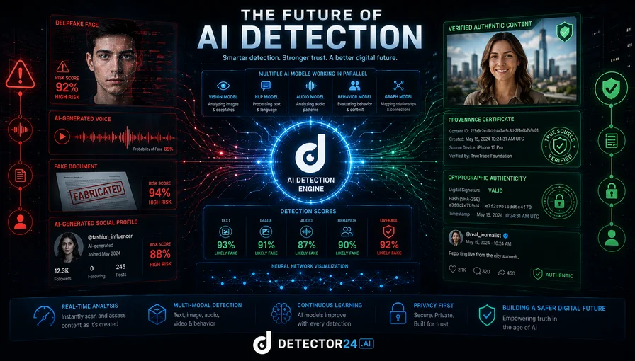 The Future of AI Detection: Deepfakes, Voice Cloning & Synthetic Media Protection
